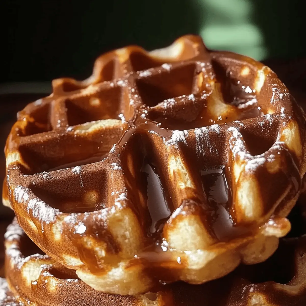 Apple Fritter Waffle Donuts