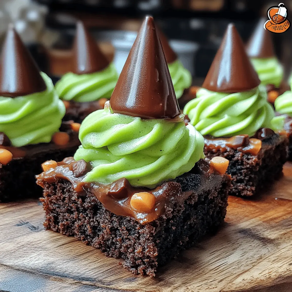 Wicked Witch Hat Brownies