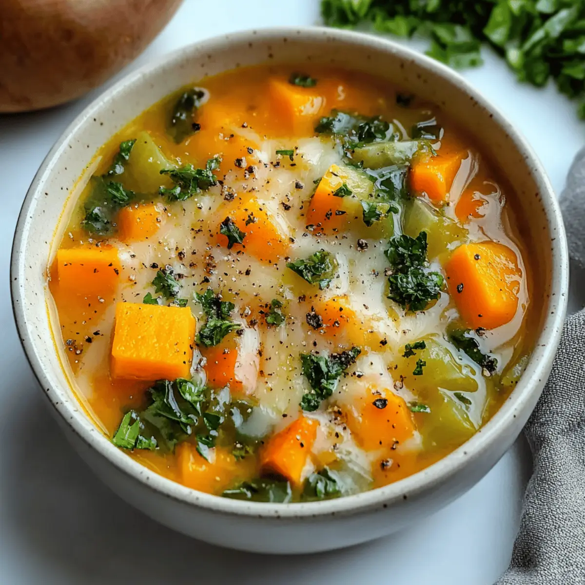 Flavorful Sweet Potato Vegetable Soup