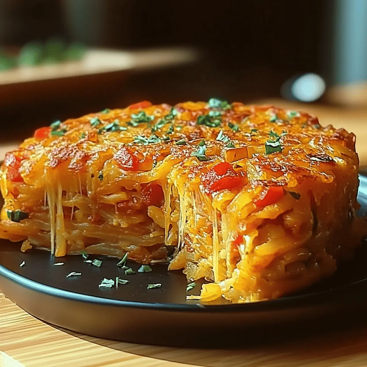 Breakfast Veggie Crinkle Cake