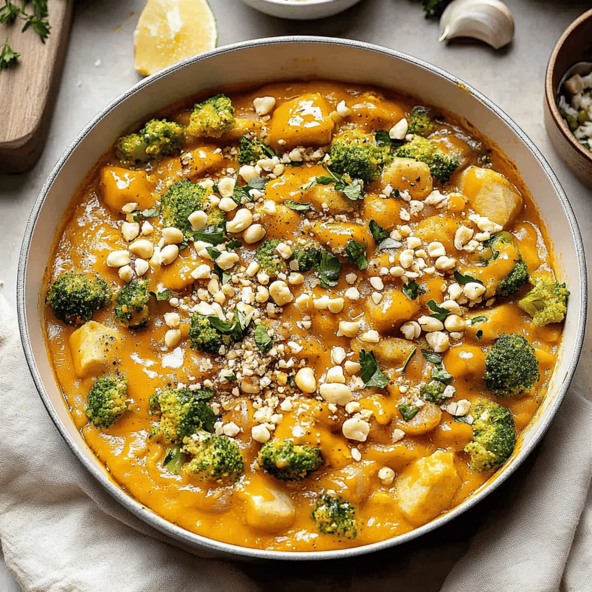 Pumpkin Curry with Chickpea