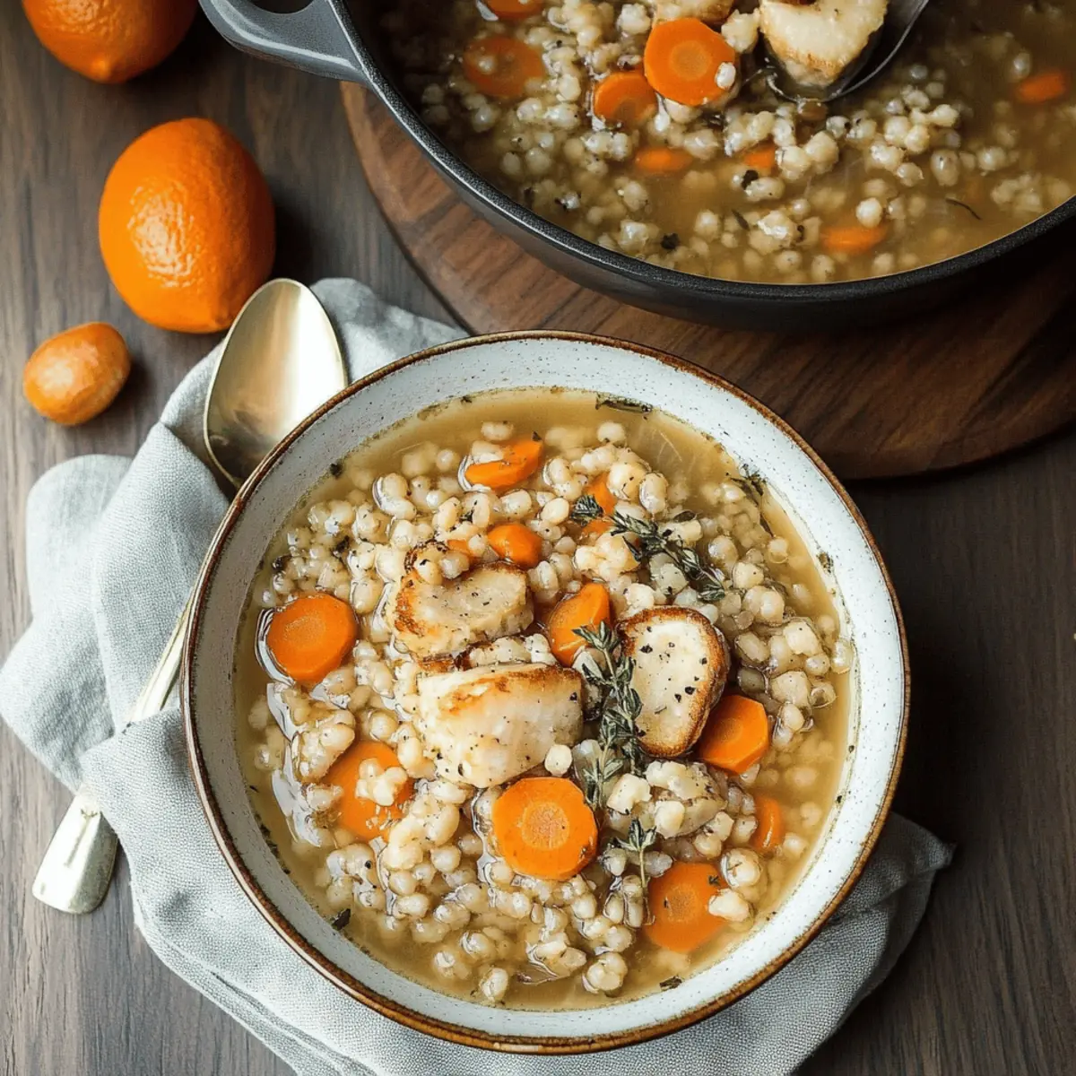 Vegetarian Mushroom Barley Soup