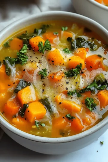 Flavorful Sweet Potato Vegetable Soup