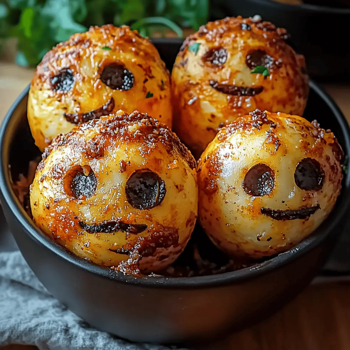 Spooky Skull Potatoes