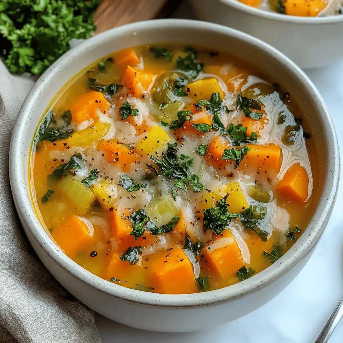 Flavorful Sweet Potato Vegetable Soup