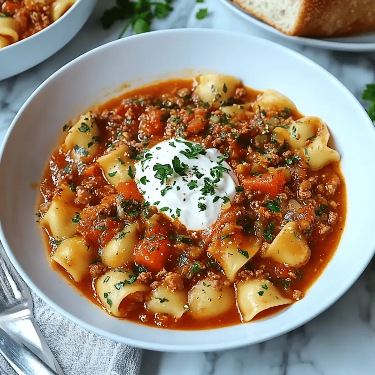 Slow Cooker Lasagna Soup