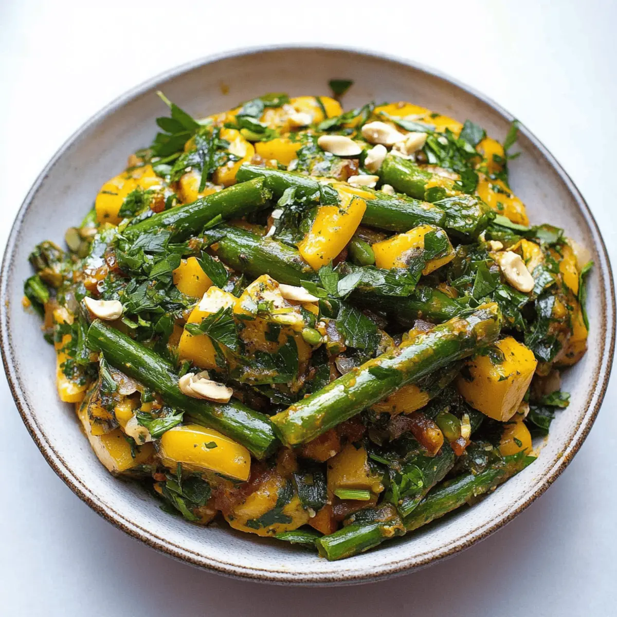 Grilled Zucchini & Asparagus Salad