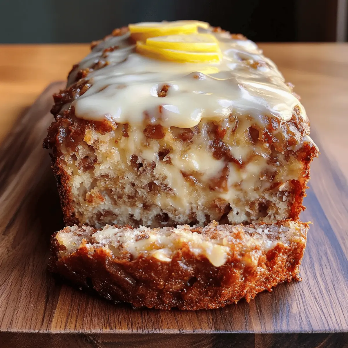 Cinnamon Roll Banana Bread