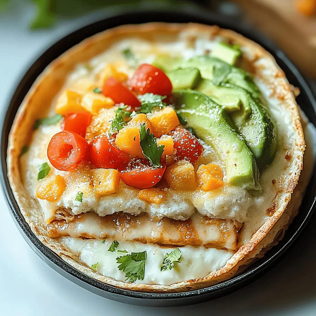 Chicken Avocado Ranch Burritos