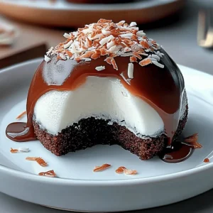 Coconut Chocolate Dome