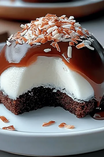 Coconut Chocolate Dome
