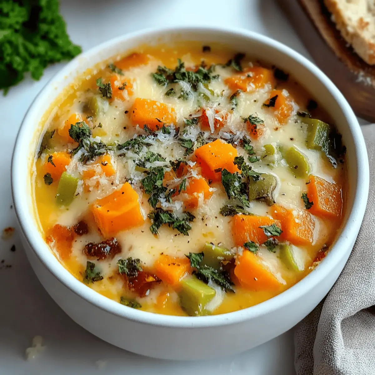Flavorful Sweet Potato Vegetable Soup