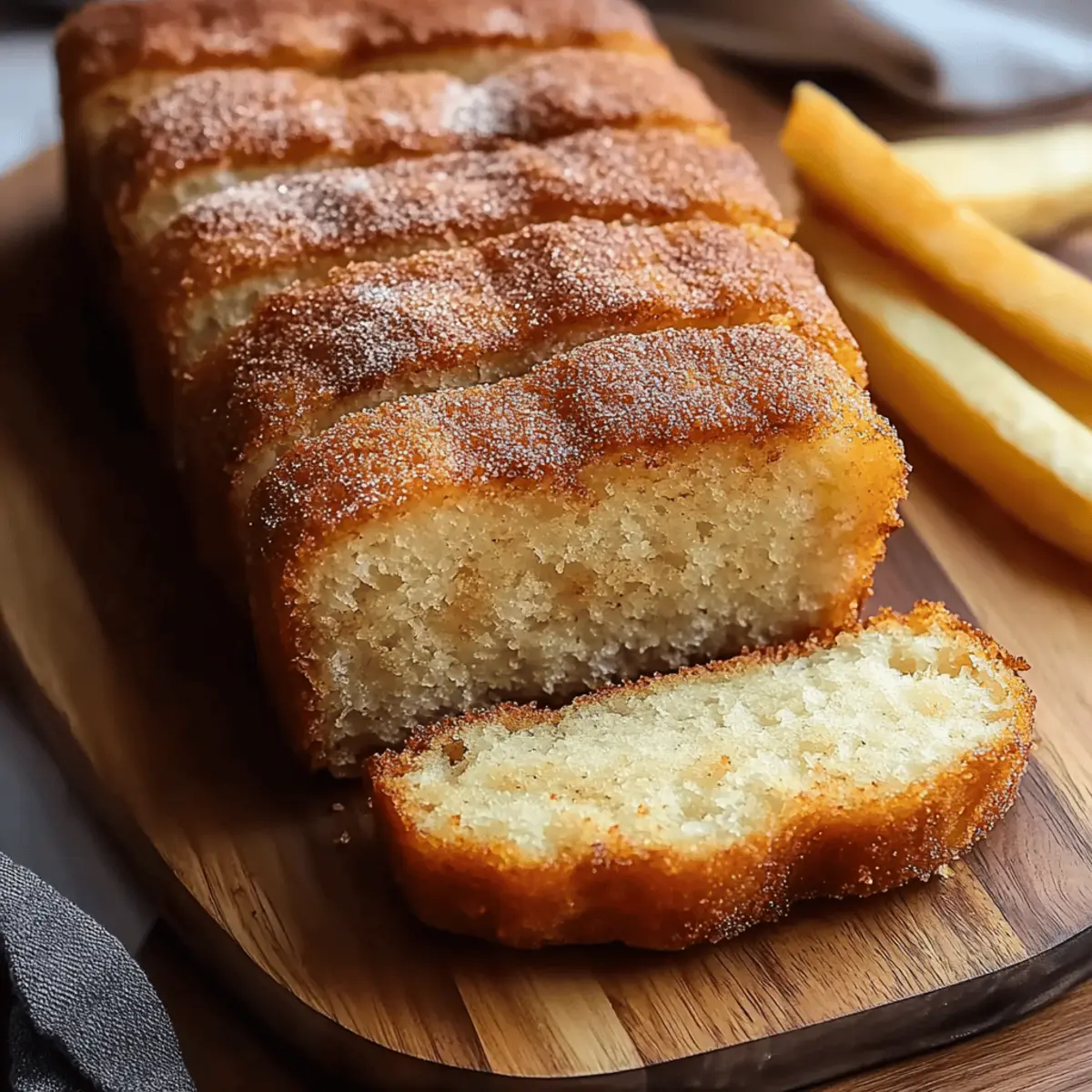 Cinnamon Sugar Donut Bread