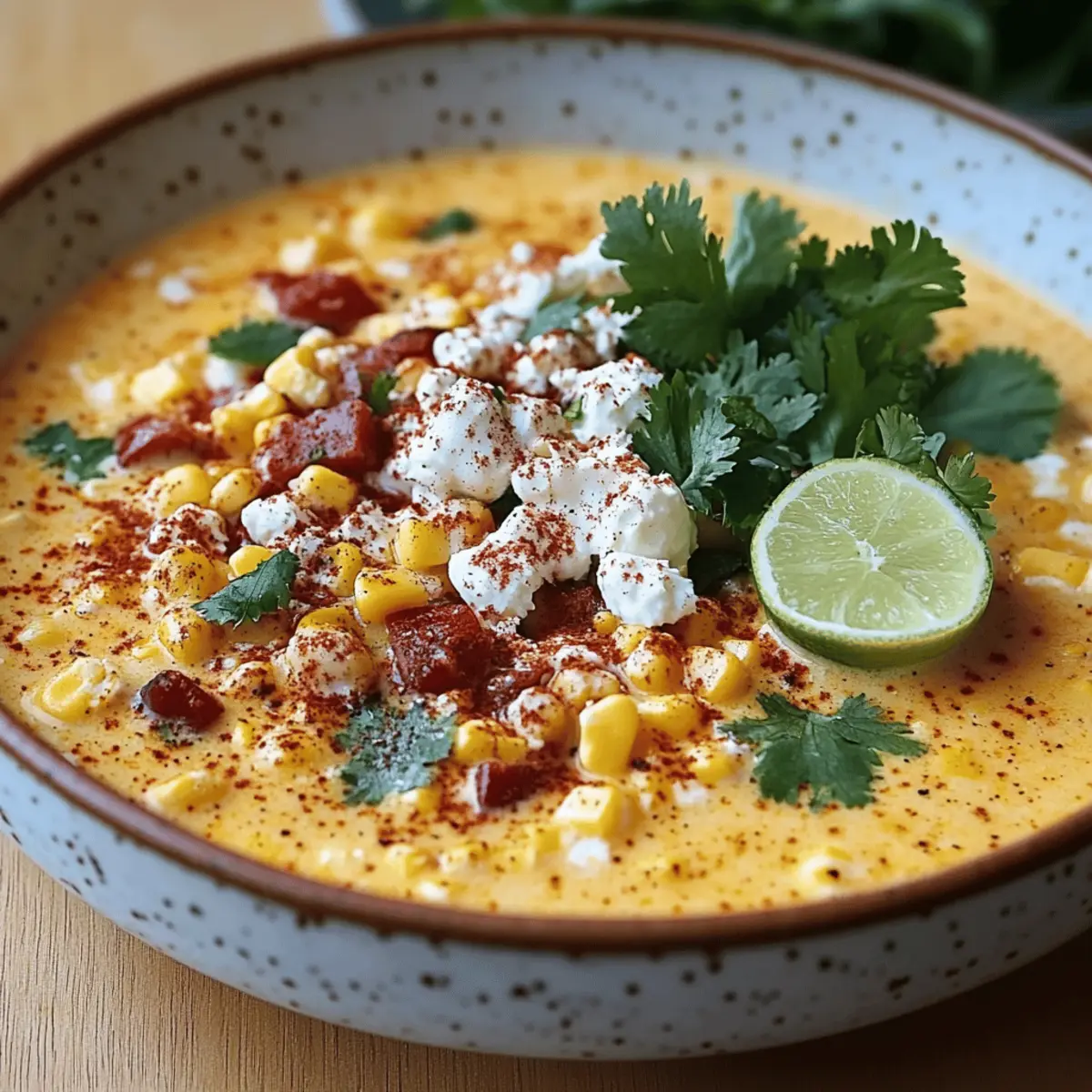 Mexican Street Corn Soup