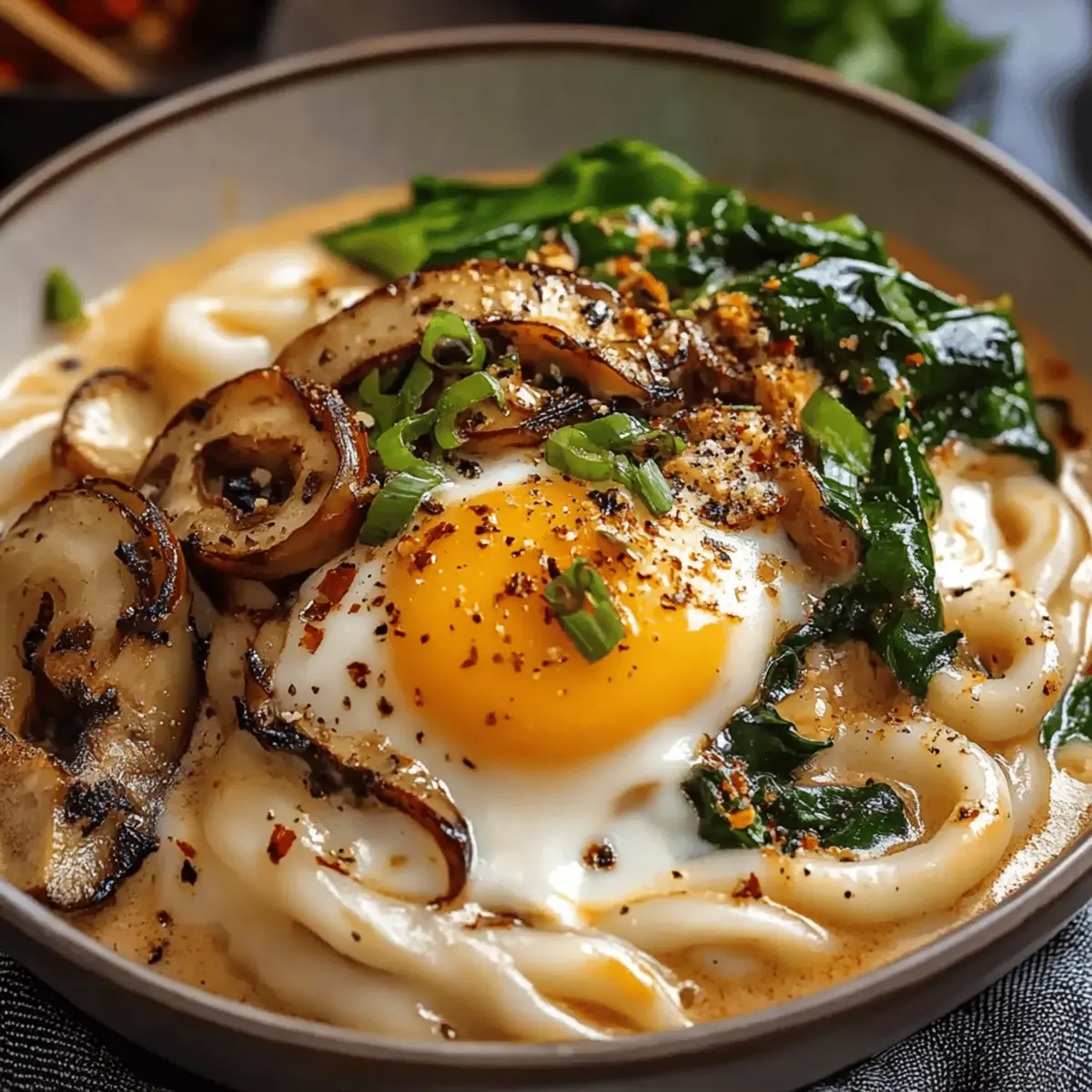 Creamy Miso Udon Soup