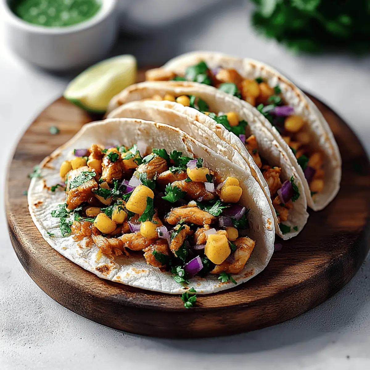 Huli Huli Chicken Tacos