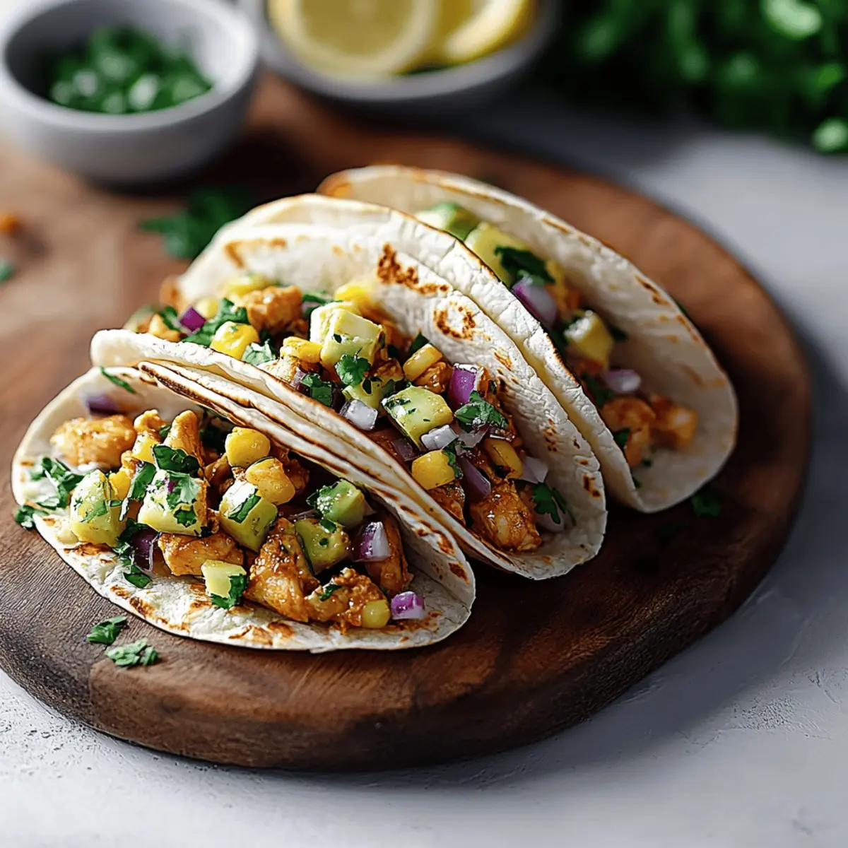 Huli Huli Chicken Tacos