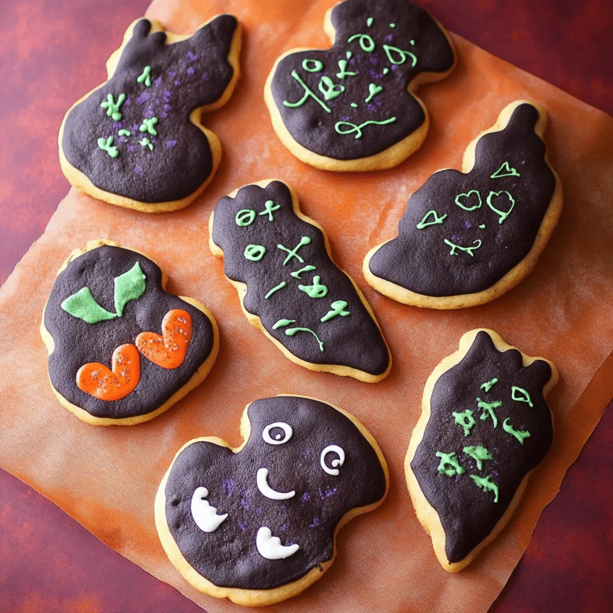 Halloween Decorated Cookies