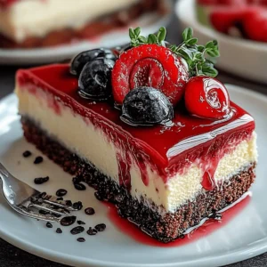 Red Velvet Oreo Cheesecake