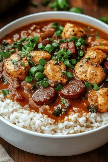 Chicken and Sausage Gumbo