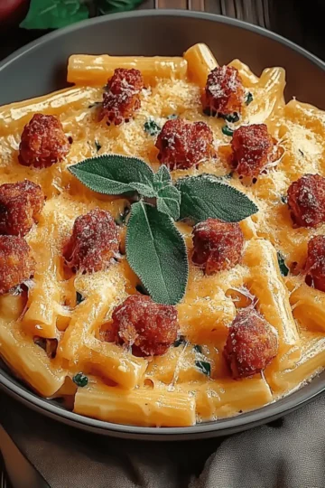 One Pot Creamy Cajun Sausage Pasta