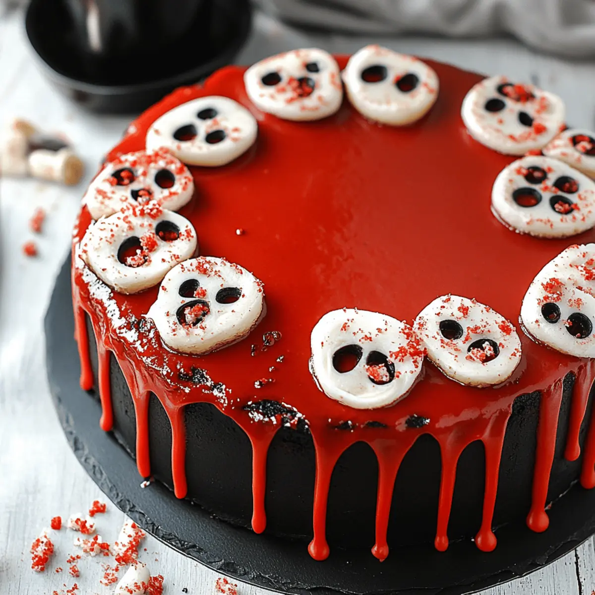 Spooky Halloween Marble Cake