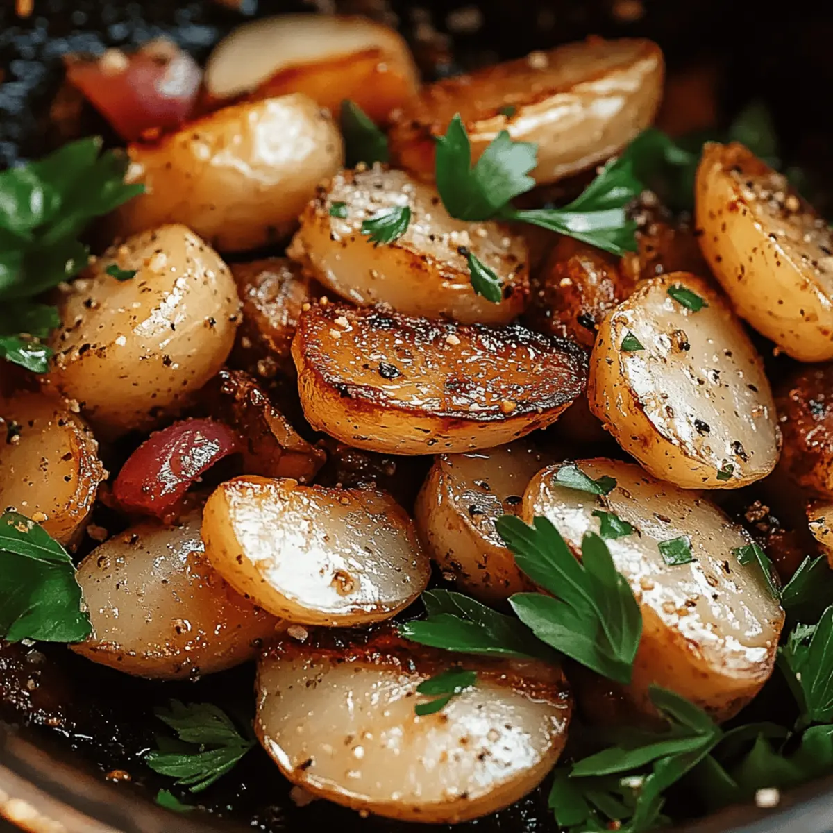 Roasted Garlic Parmesan Potatoes