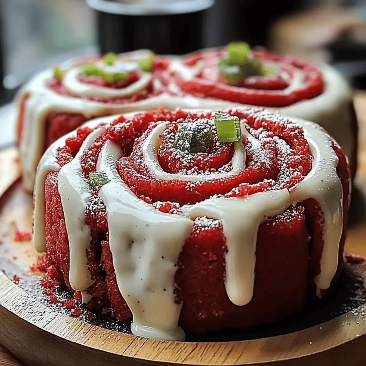 Red Velvet Cinnamon Rolls