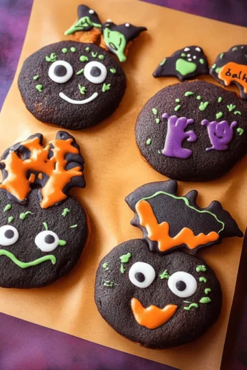 Halloween Decorated Cookies