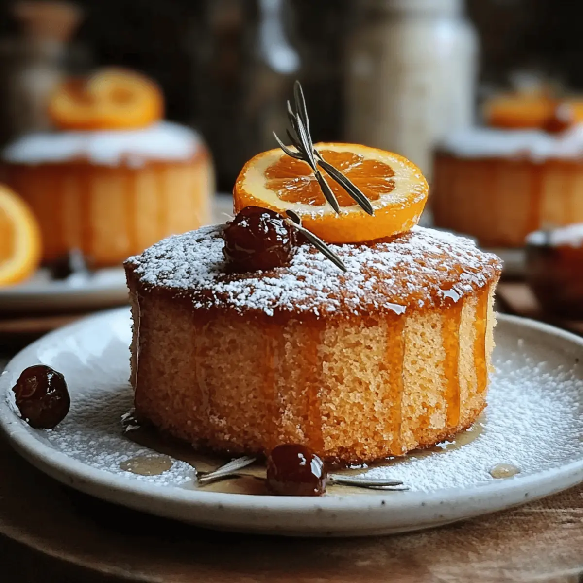 Orange Ginger Honey Cake