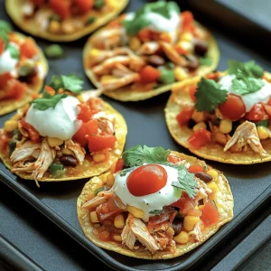 Mexican Rotisserie Chicken Tostadas