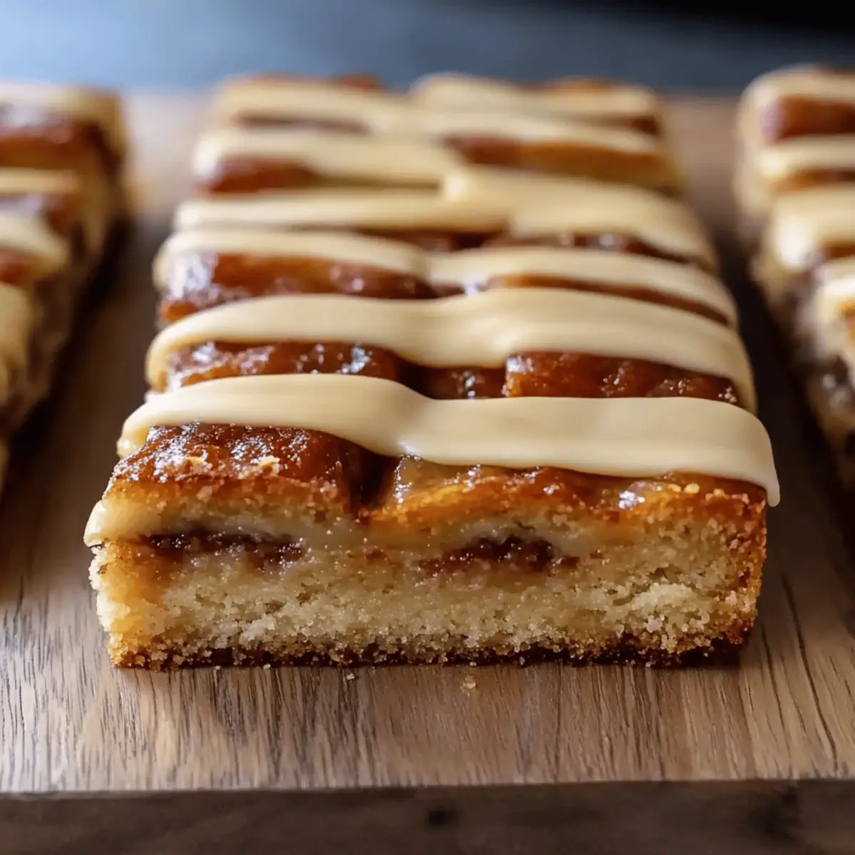 Cinnamon Roll Blondies