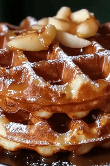 Apple Fritter Waffle Donuts