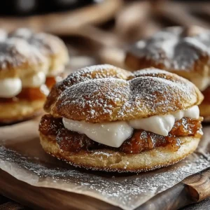 Apple Cider Whoopie Pie Cookies with Caramel