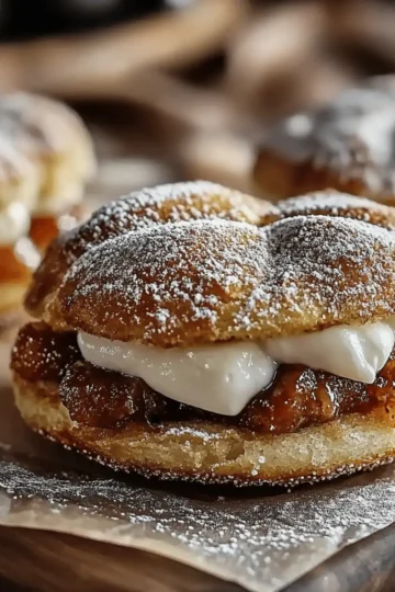 Apple Cider Whoopie Pie Cookies with Caramel