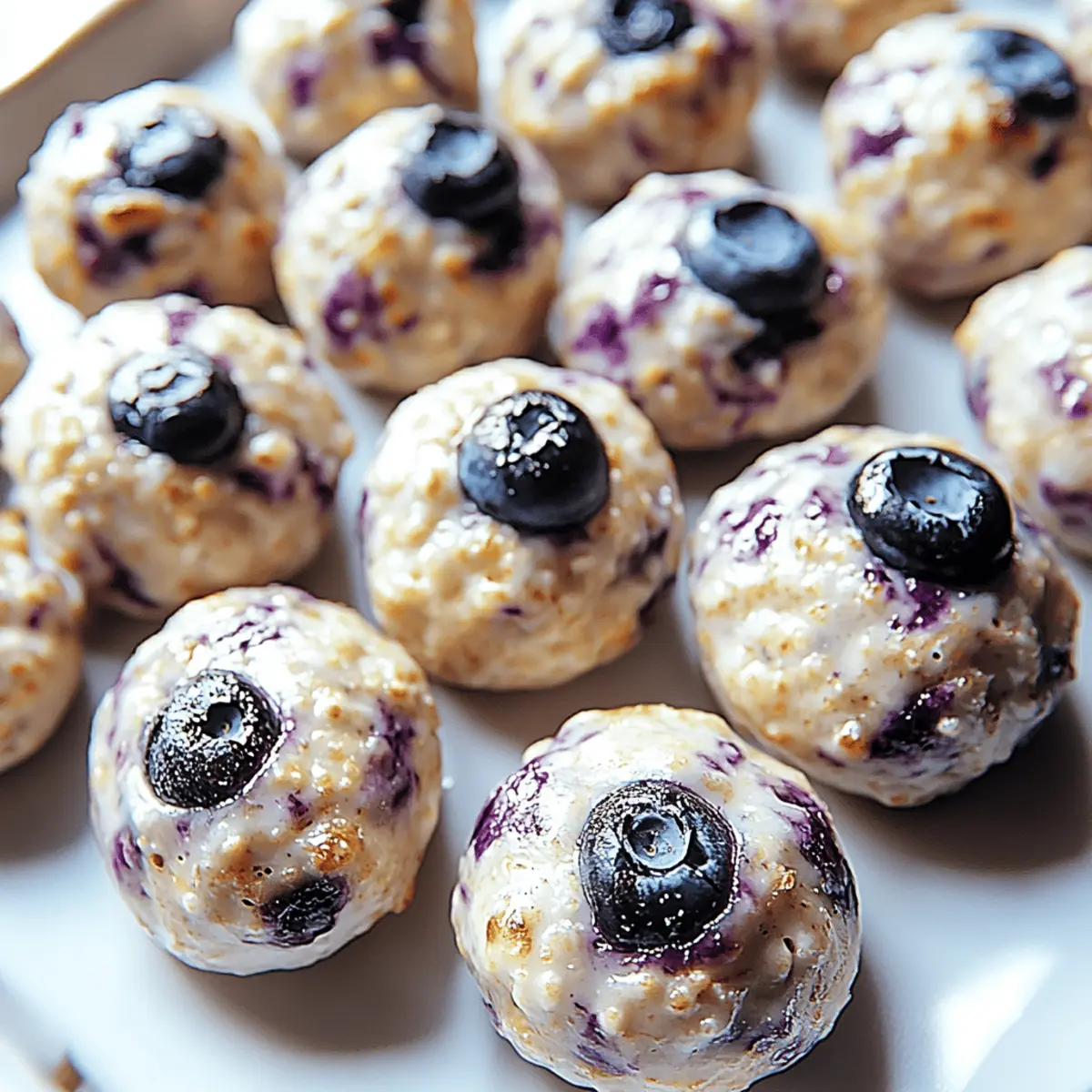 Blueberry Cheesecake Protein Bites