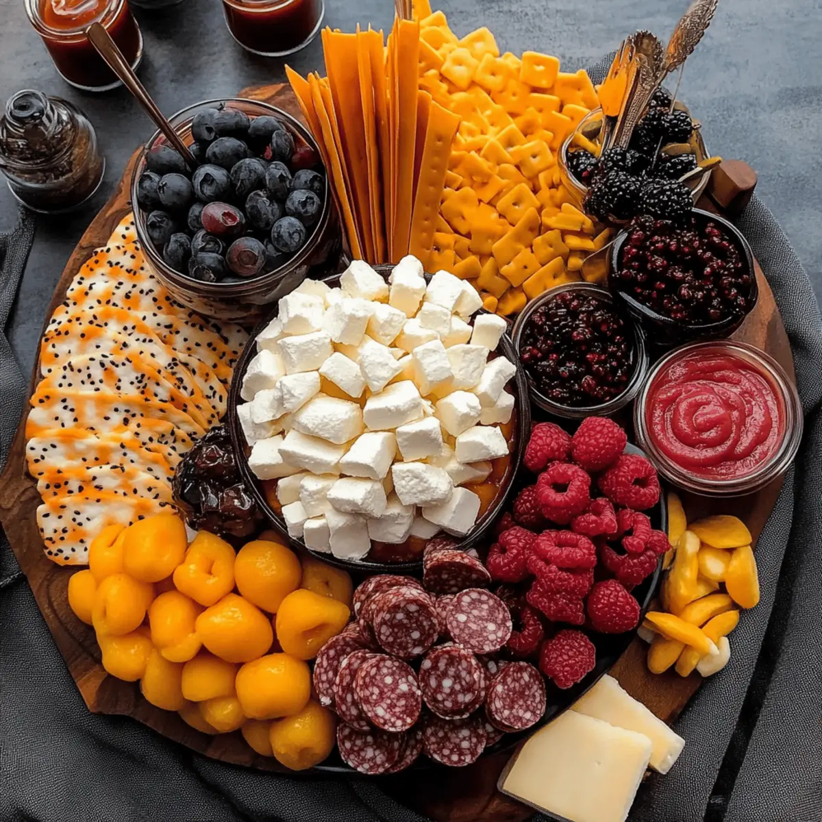 Halloween Cheese Board
