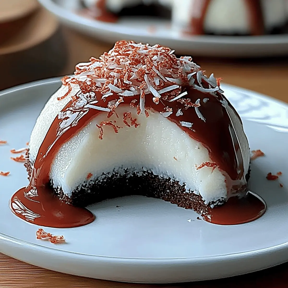 Coconut Chocolate Dome