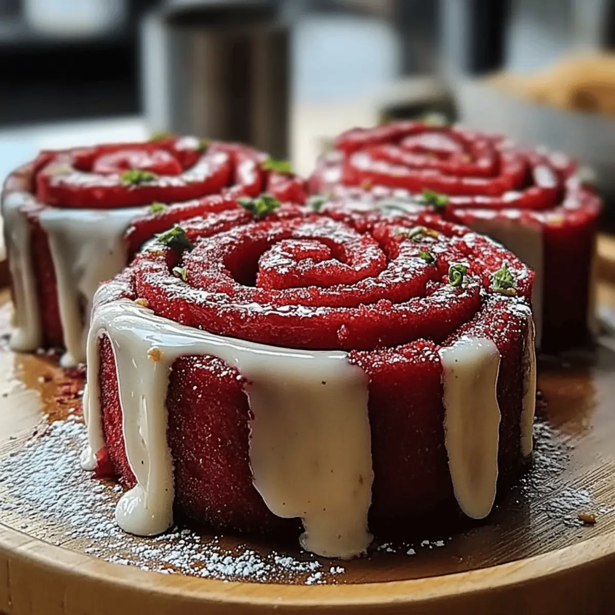 Red Velvet Cinnamon Rolls