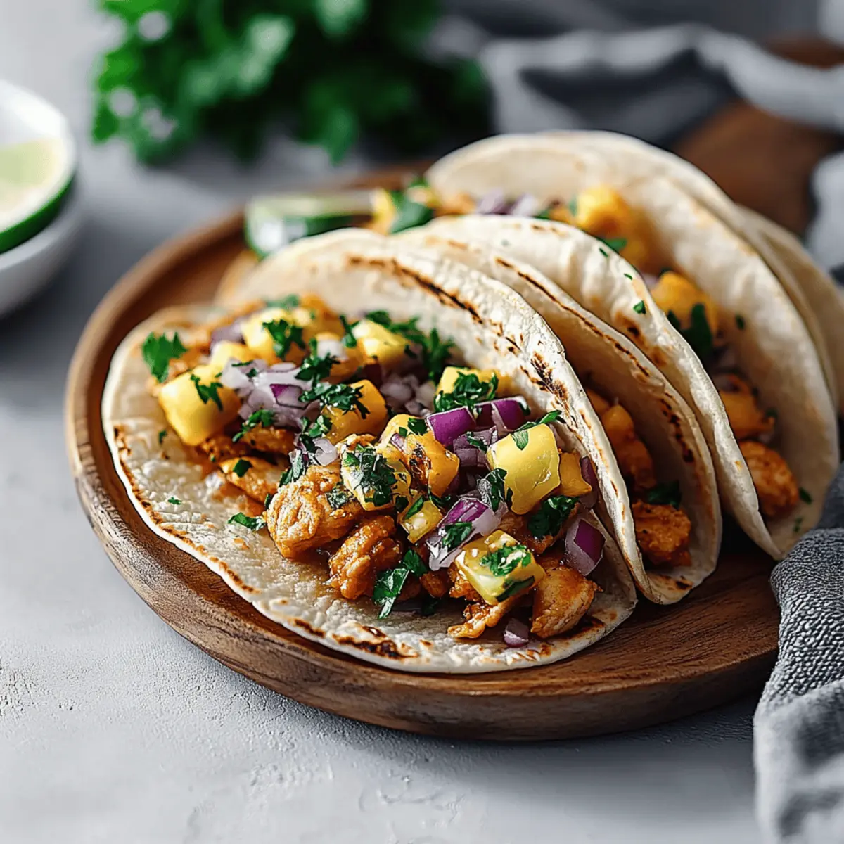 Huli Huli Chicken Tacos