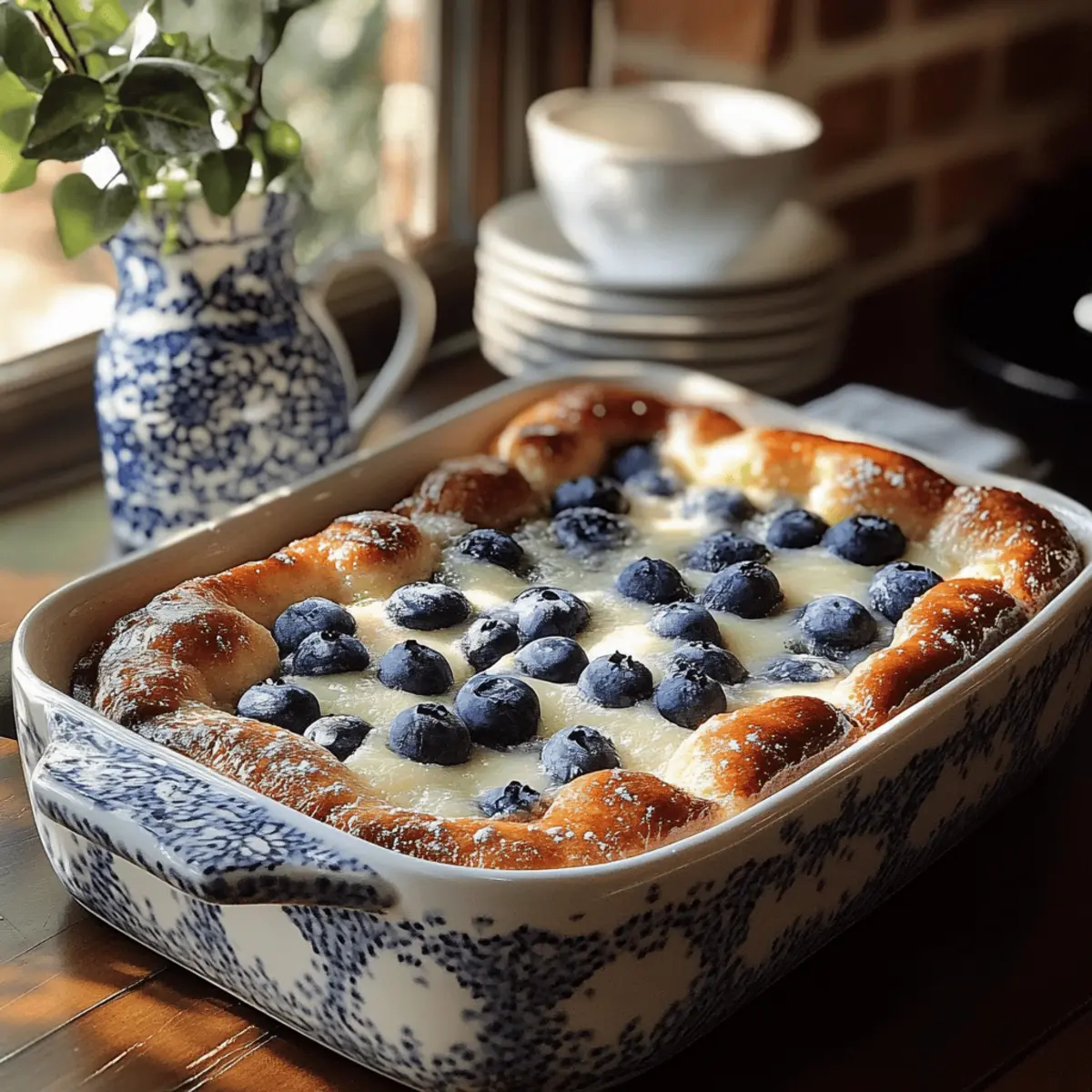 Blueberry Buttermilk Pancake Casserole