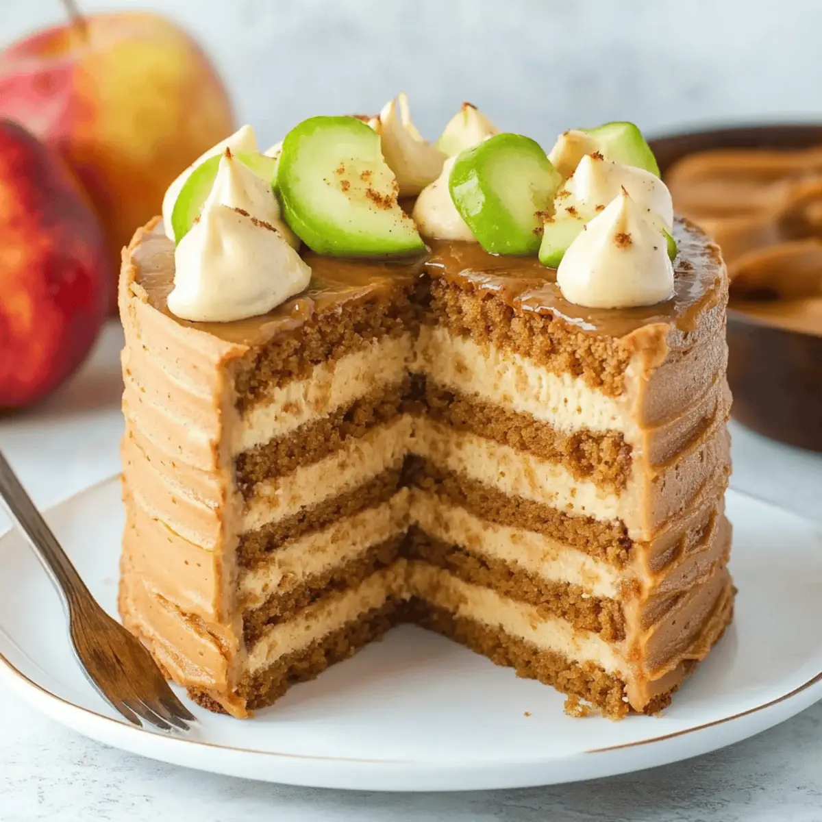 Caramel Apple Spice Cake