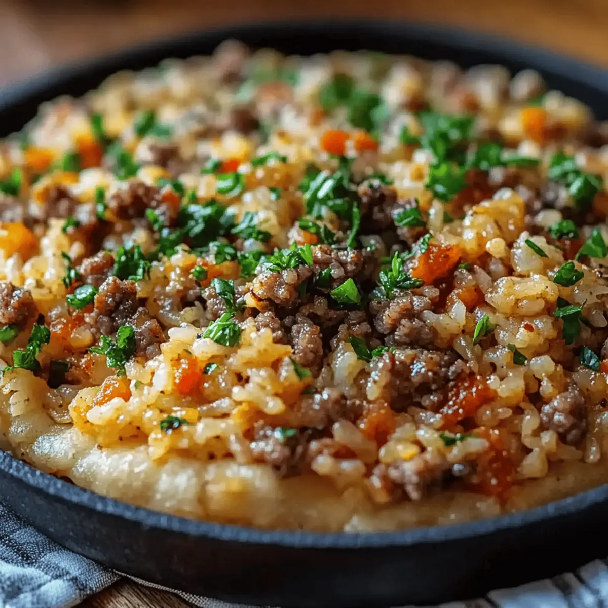 Dirty Rice with Ground Beef