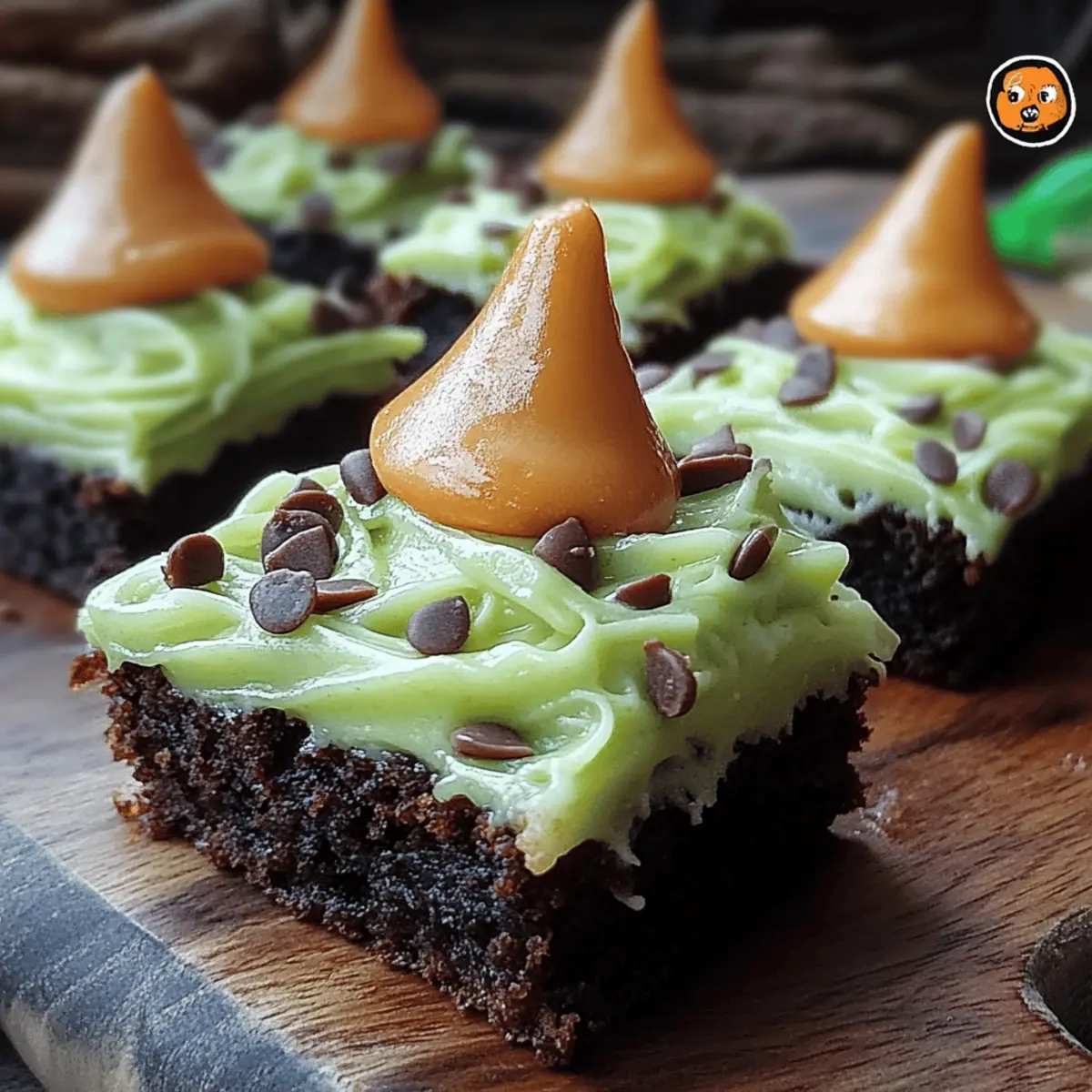 Wicked Witch Hat Brownies