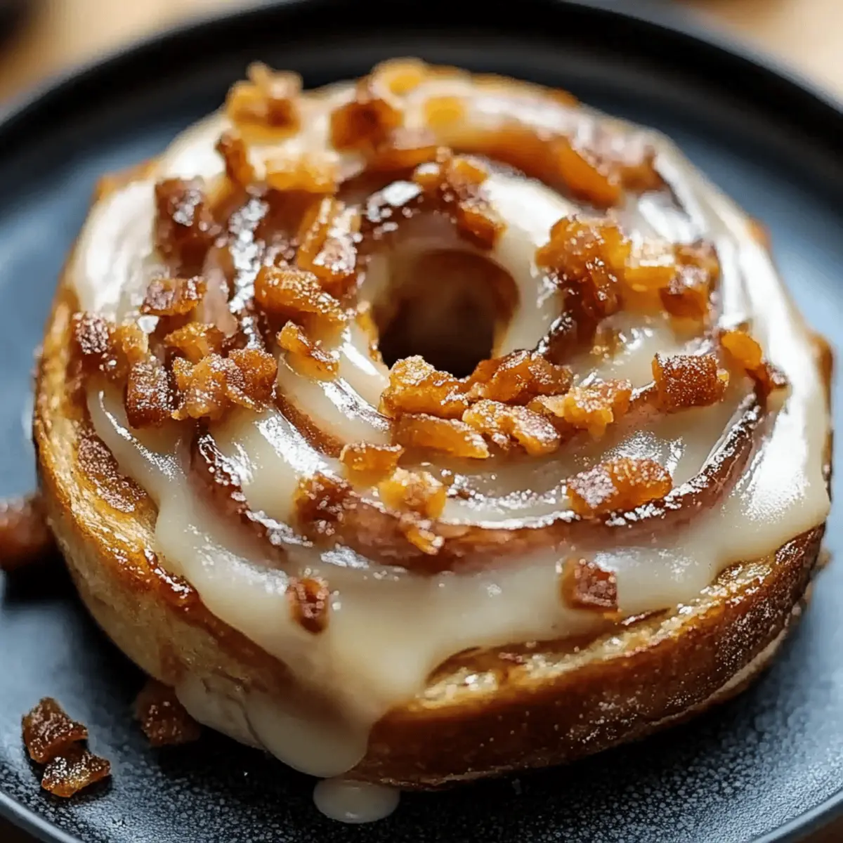Bourbon Maple Beef Bacon Cinnamon Rolls