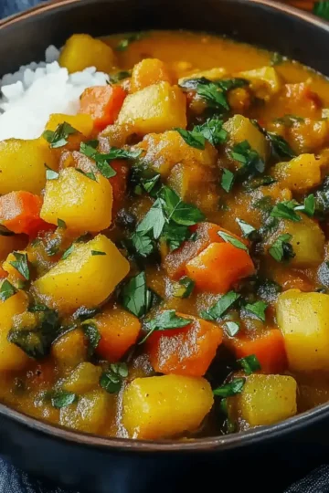 Caribbean Vegetable Curry