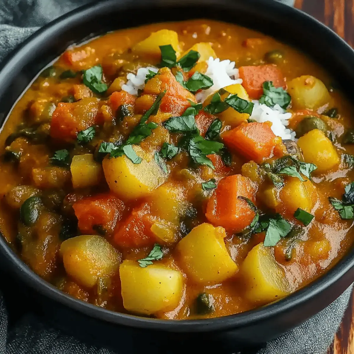 Caribbean Vegetable Curry