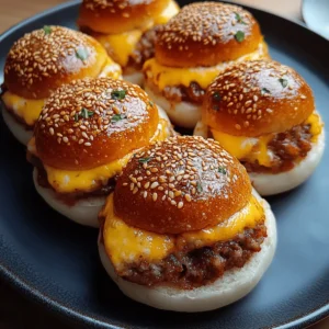 Cheeseburger Pretzel Bombs