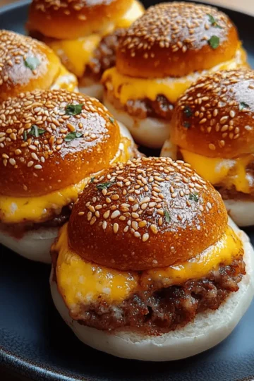 Cheeseburger Pretzel Bombs