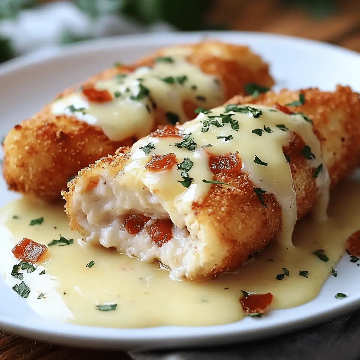 Chicken Cordon Bleu with Swiss Cheese